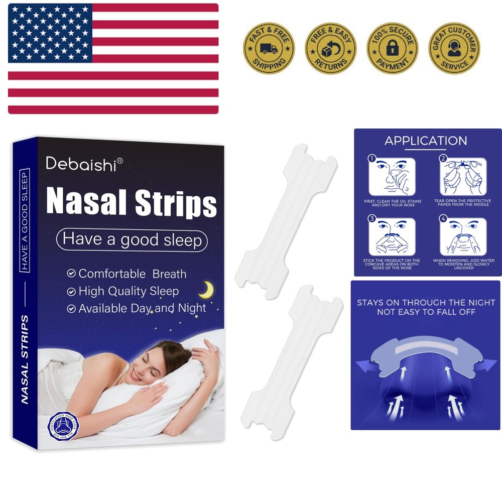 Nasal Strips,Clear Nasal Strips with Box66mm*19mm 30