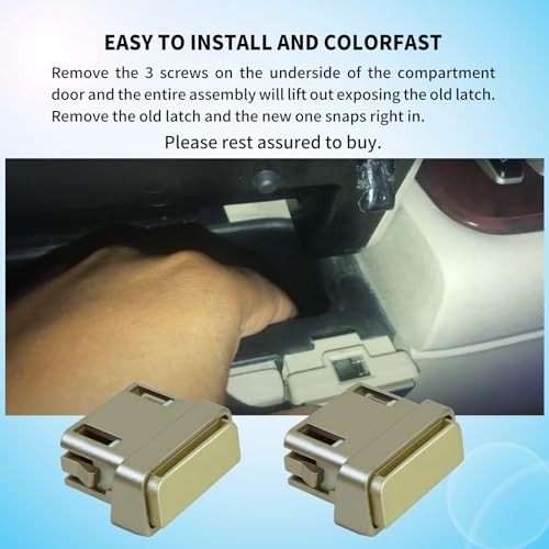 Pack Arm Rest Latch - Door Compartment Release Button Compatible with Lincoln 2