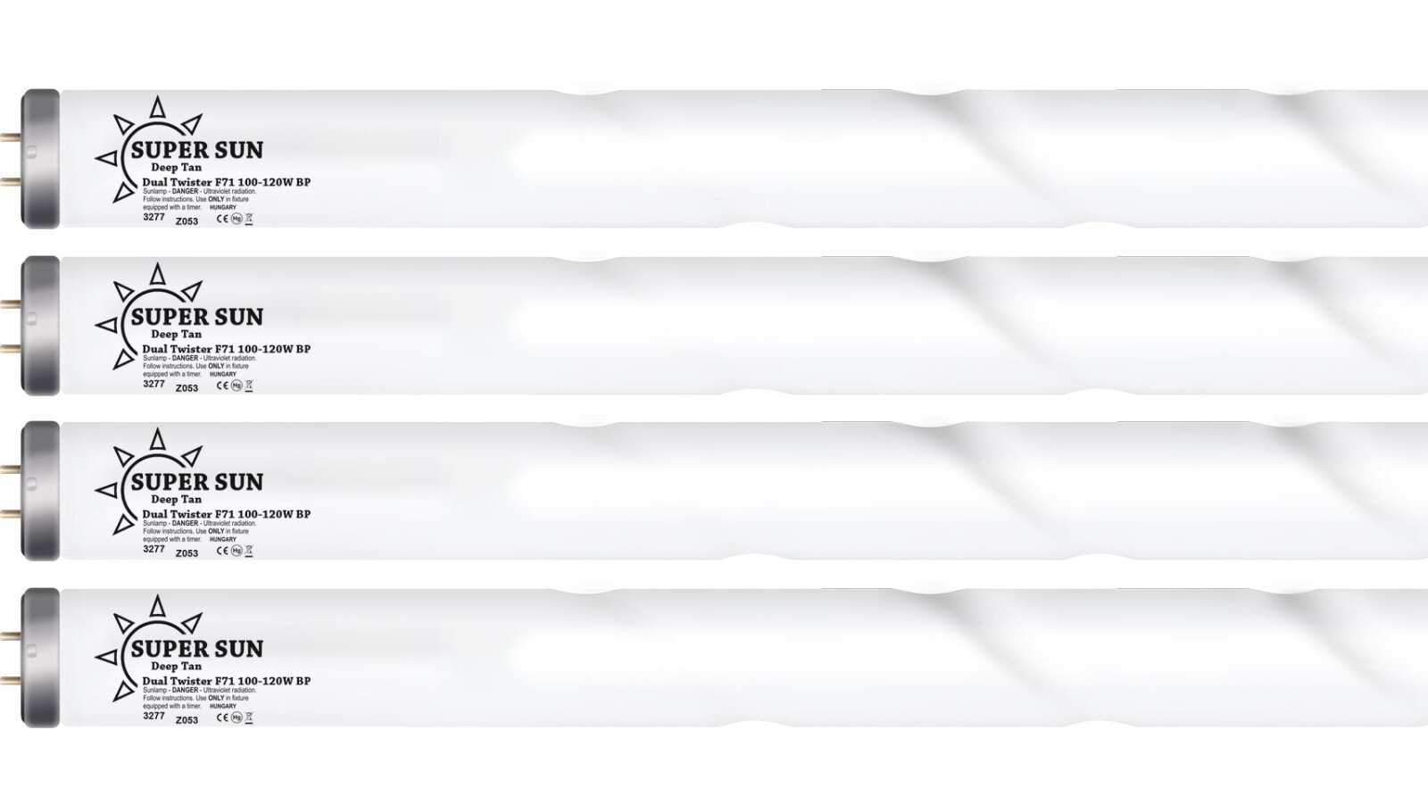 Super Sun Twister Dual Face & Body Tanning Lamp Kit F71T12 100W - Bronzing Bulbs