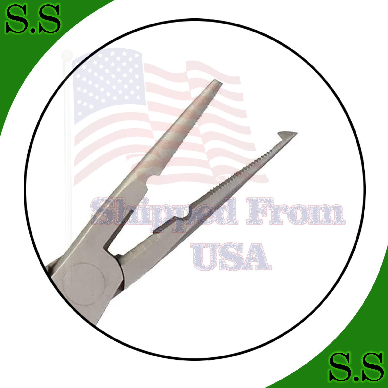 Split Ring Plier With Green & Black 5.5" New Brand