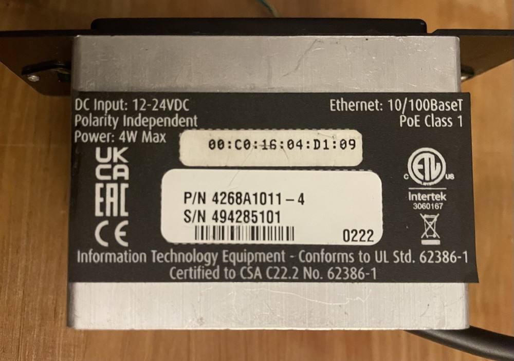 Response Mk2 One-port DMX/RDM Input Gateway