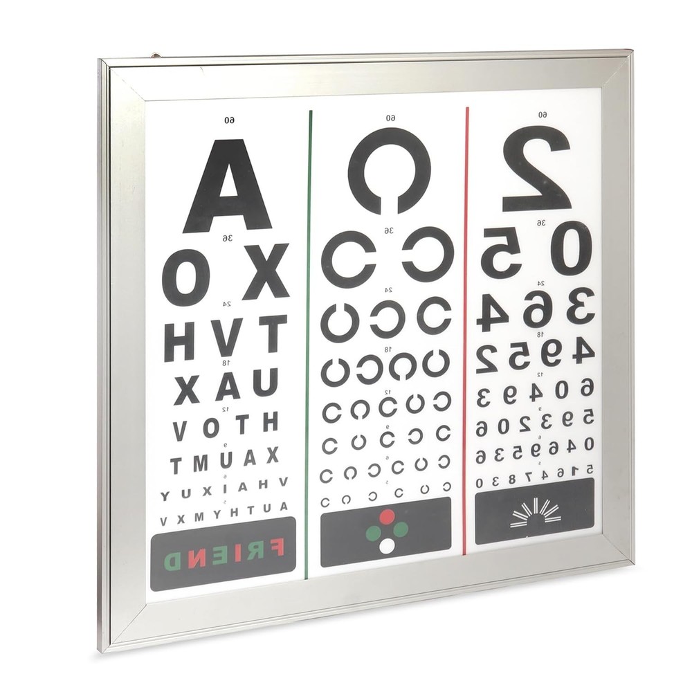 Care Vision 3 Meter LED Vision Chart – Visual Acuity Eye Testing for Clinics