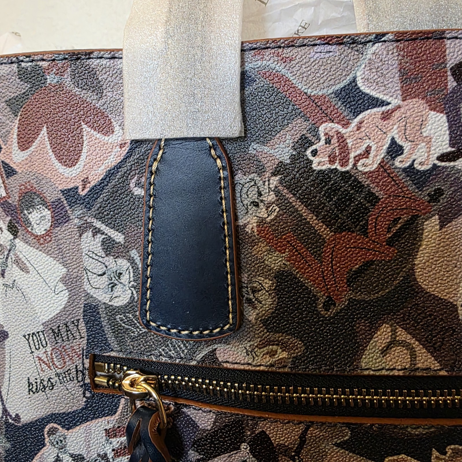 Disney Dooney & Bourke Haunted Mansion Tote Bag D23 Expo Ghost Bride Rare NWT