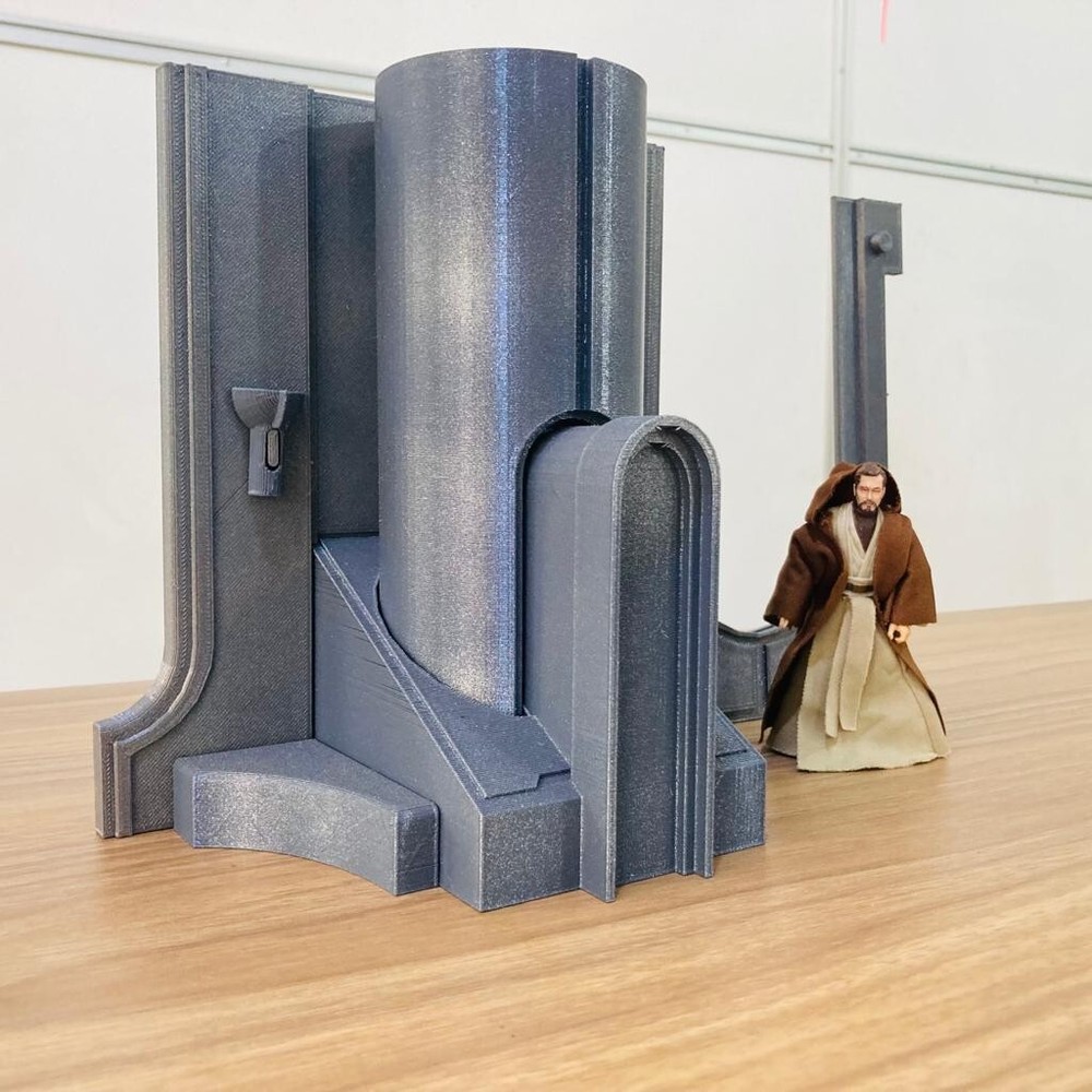 Jedi Temple Corridor Diorama For 3.75 in (1:18) Figure
