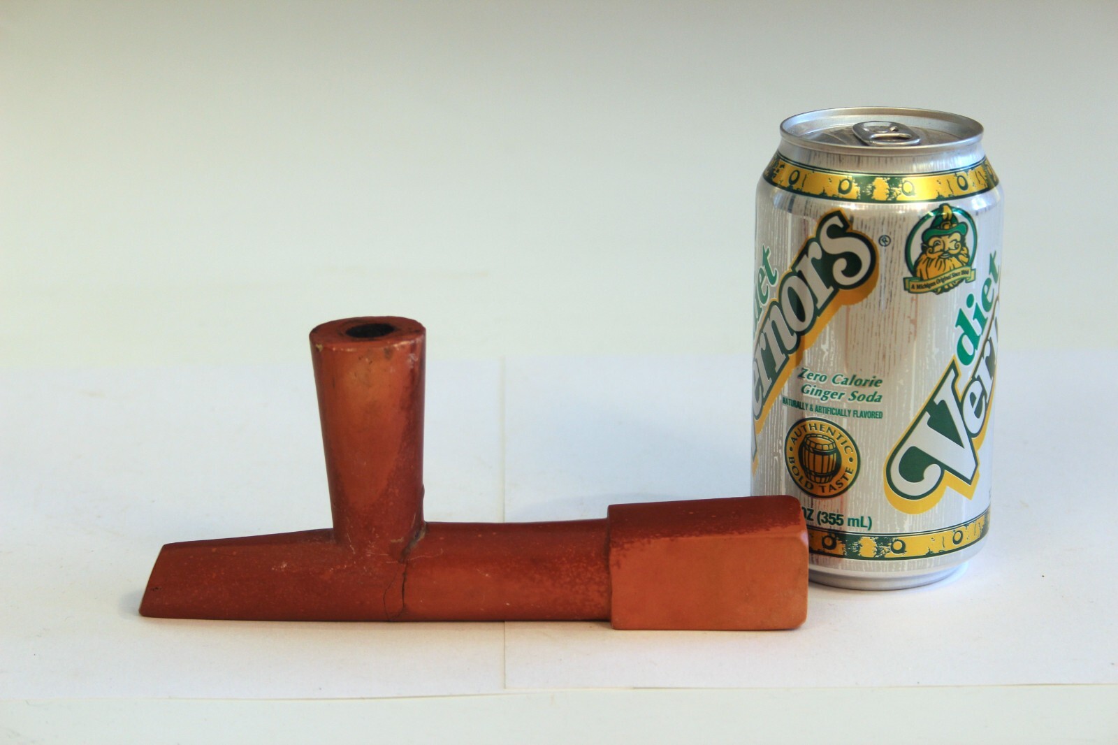 Antique Plains Indian Native American Carved Catlinite Stone Peace Pipe Bowl 7”