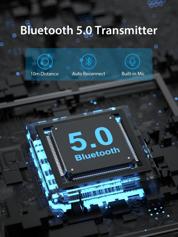 Bluetooth Transmitter Wireless Audio Adapter for Nintendo Switch Lite 3.5mm Jack