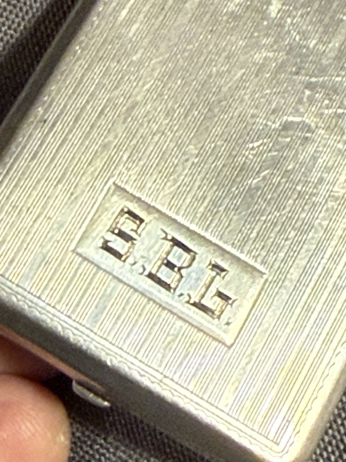 Antique Art Deco Period Elgin Sterling Silver Matchbook Holder Case