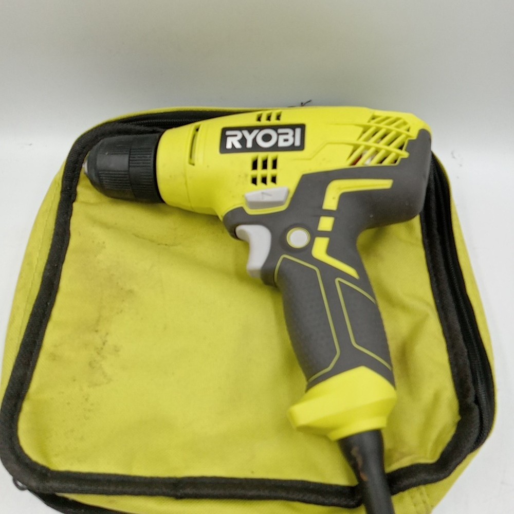 "Ryobi 5.5 Amp Corded 3/8"" Variable Speed Compact Drill/Driver with Bag "...127