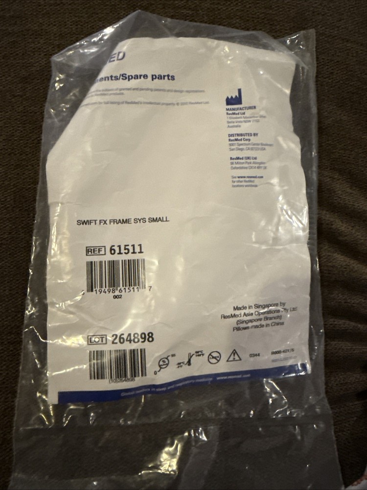 ResMed Swift FX Frame Sys 61511 Small New