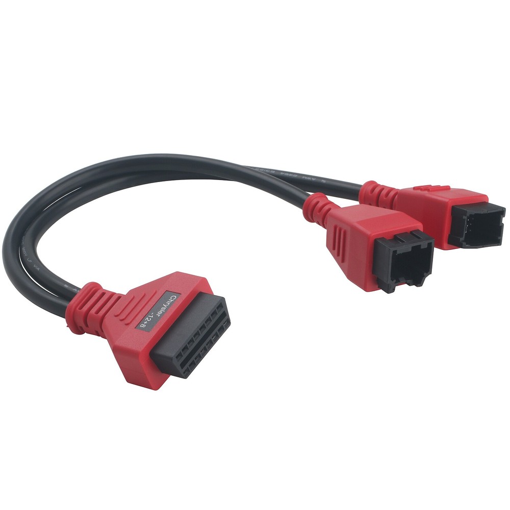 12+8Pin Programming Connector Cable Adaptor MSCHRY128 For Chrysler Autel Maxisys