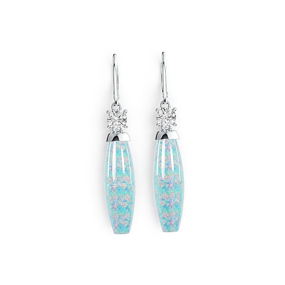 Sterling Silver Semi Mount Earrings Setting Round RD 5x5mm