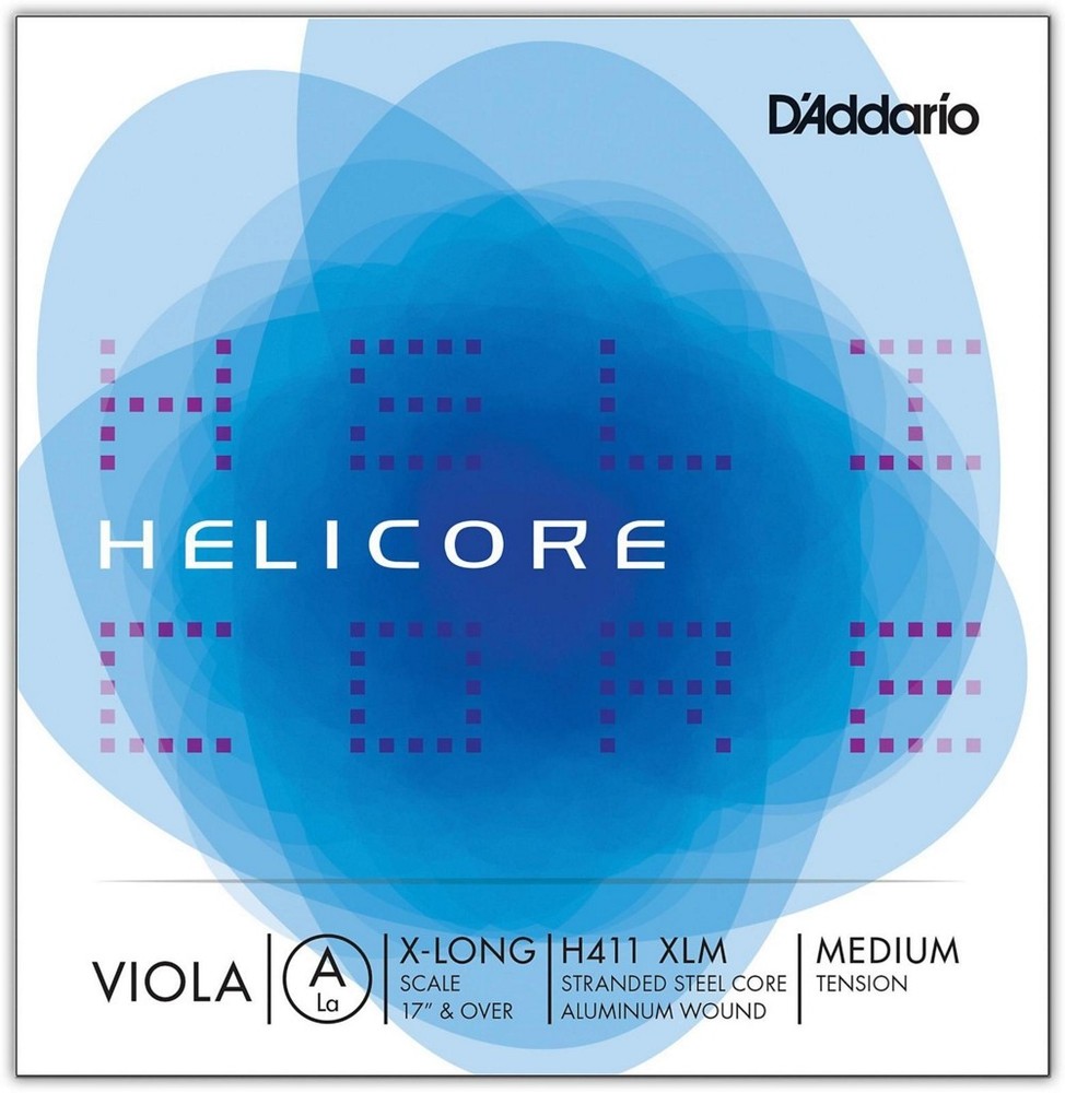 D'Addario Helicore Series Viola A String 17+ Extra Long Scale