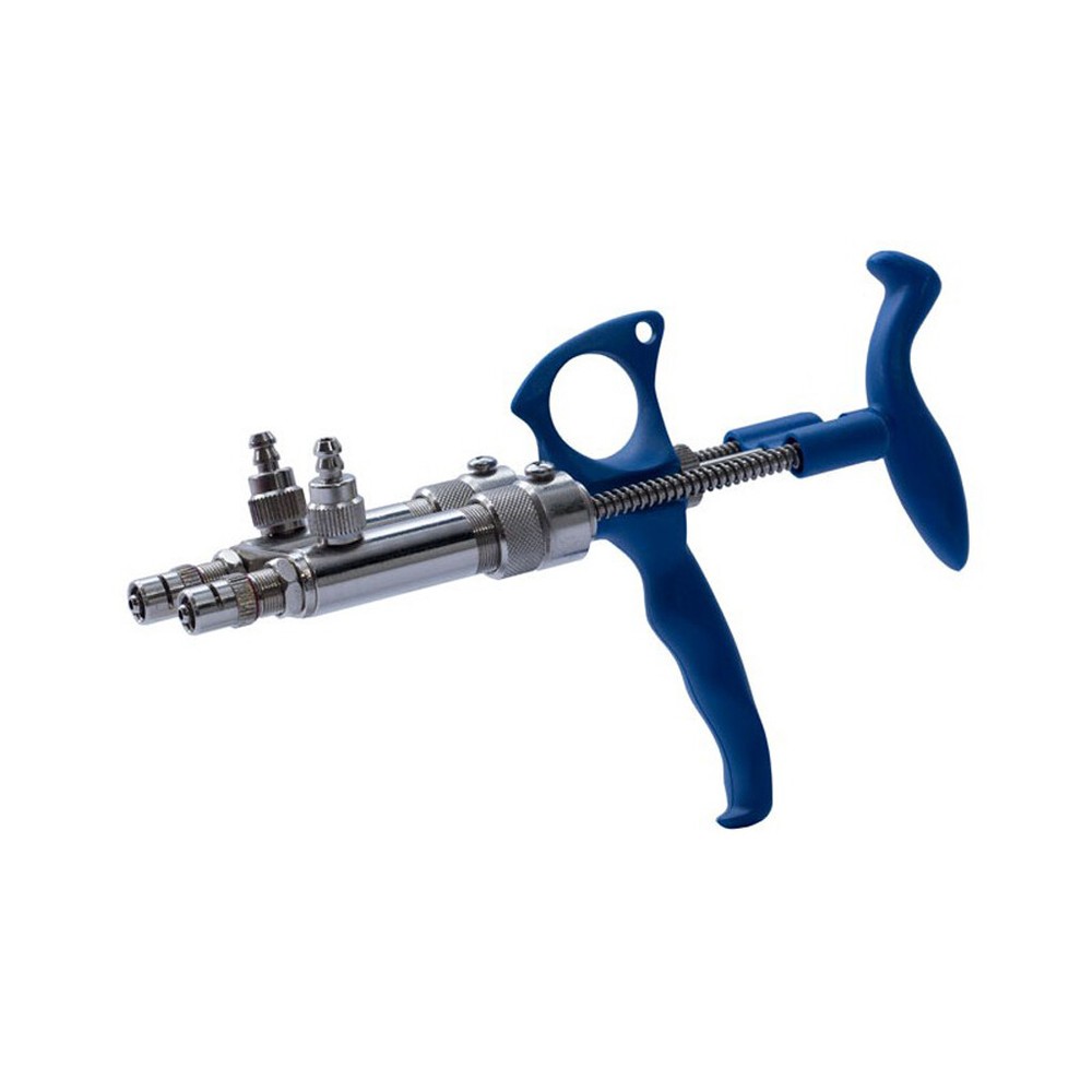 Thama 252 Metal Automatic Double Fixed Dosage Swine Syringe .5cc, 1cc & 2cc