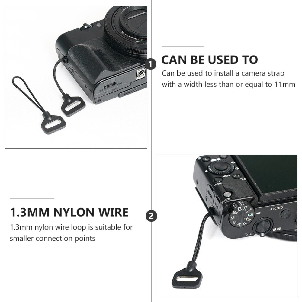 2 PCS Camera Shoulder Strap System Connectors Camera Strap Replacement