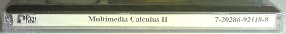 Calculus II Multimedia CD-ROM ~ High School or College Tutorial 1996 NEW Sealed