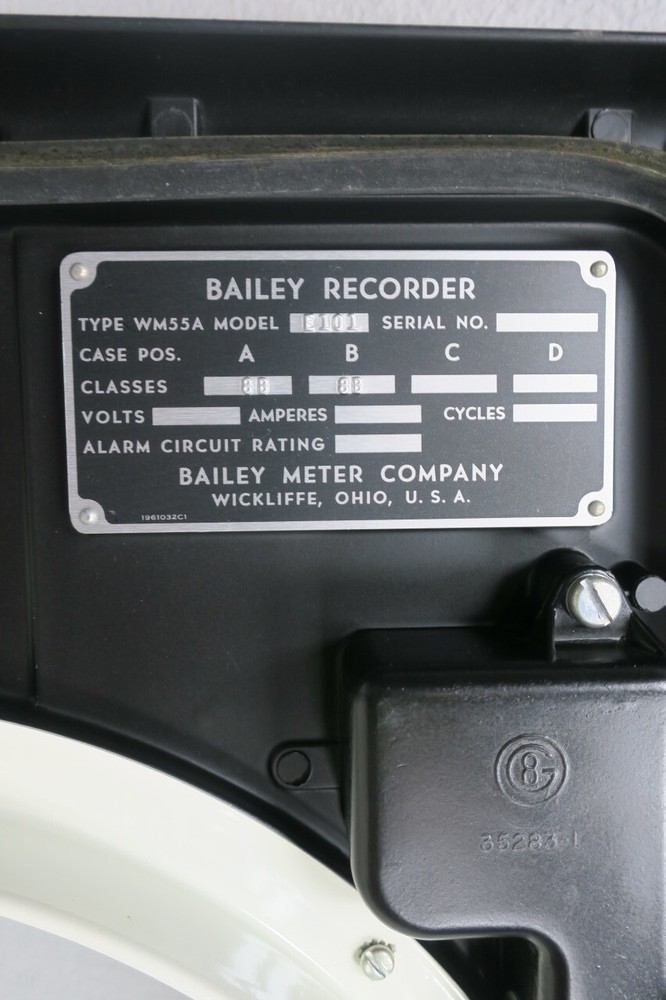 Bailey WM55A E101 Chart Recorder