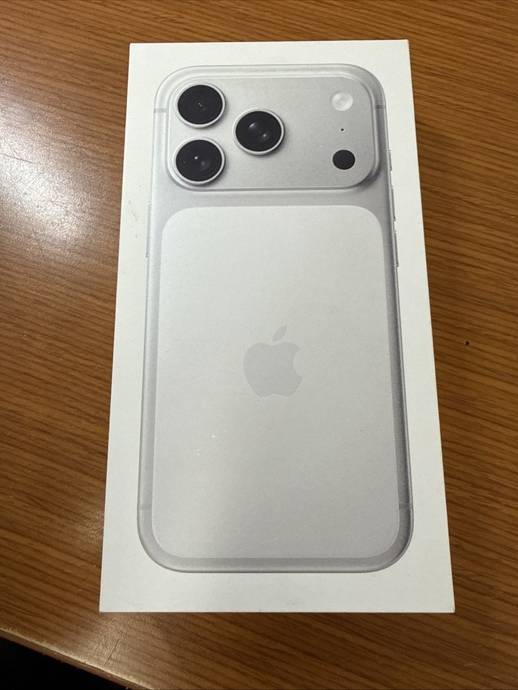 Apple iPhone 17 Pro Empty Retail Box Silver 256GB OEM