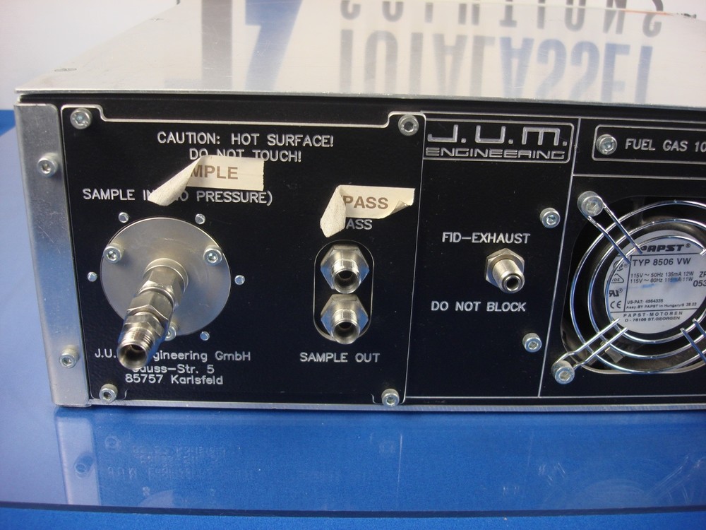 J.U.M Engineering Total Hydrocarbon Concentration Analyzer Model 3-500