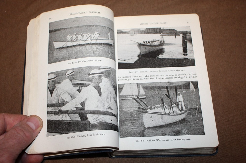 Original Early WW2 U.S. Navy "The Blue Jackets'' Book, Named & 1940 d. w/Doc's