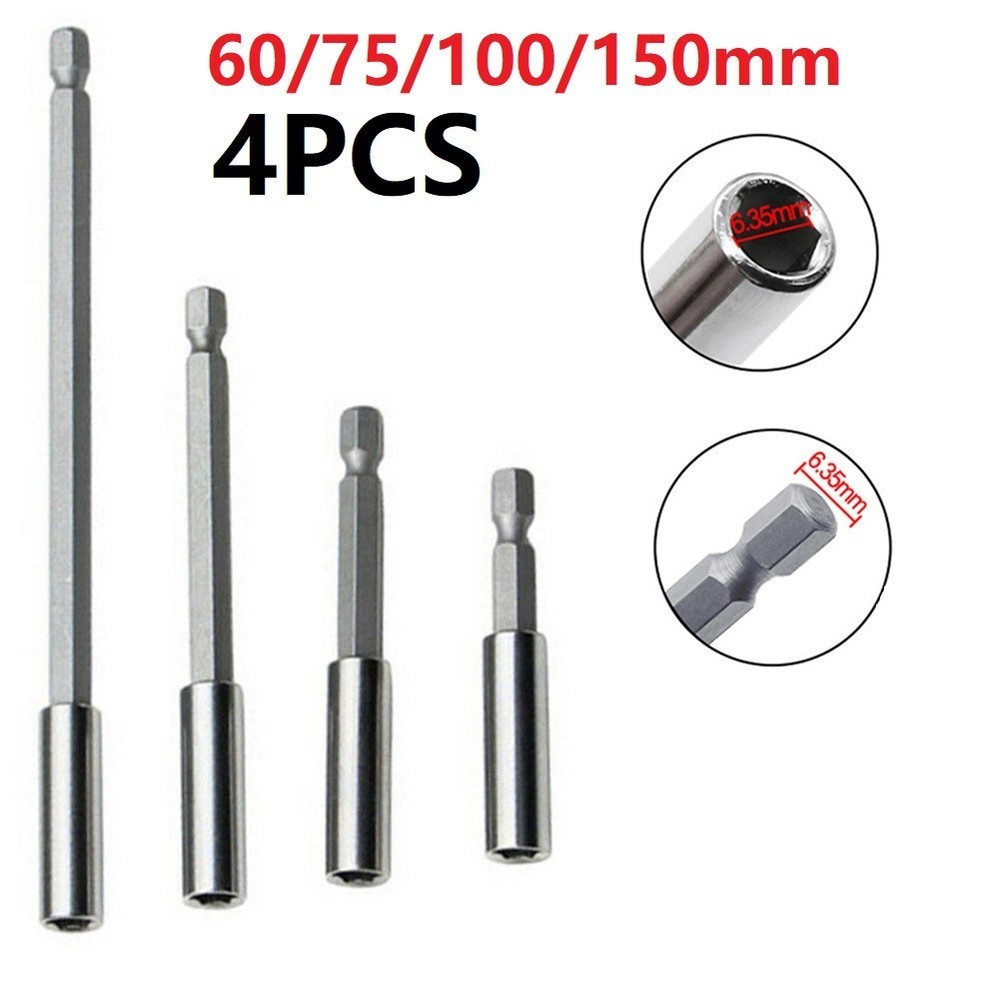 Durale Screw Bits Extension Rod Hand Held Hex-shank Replacement Screwdriver