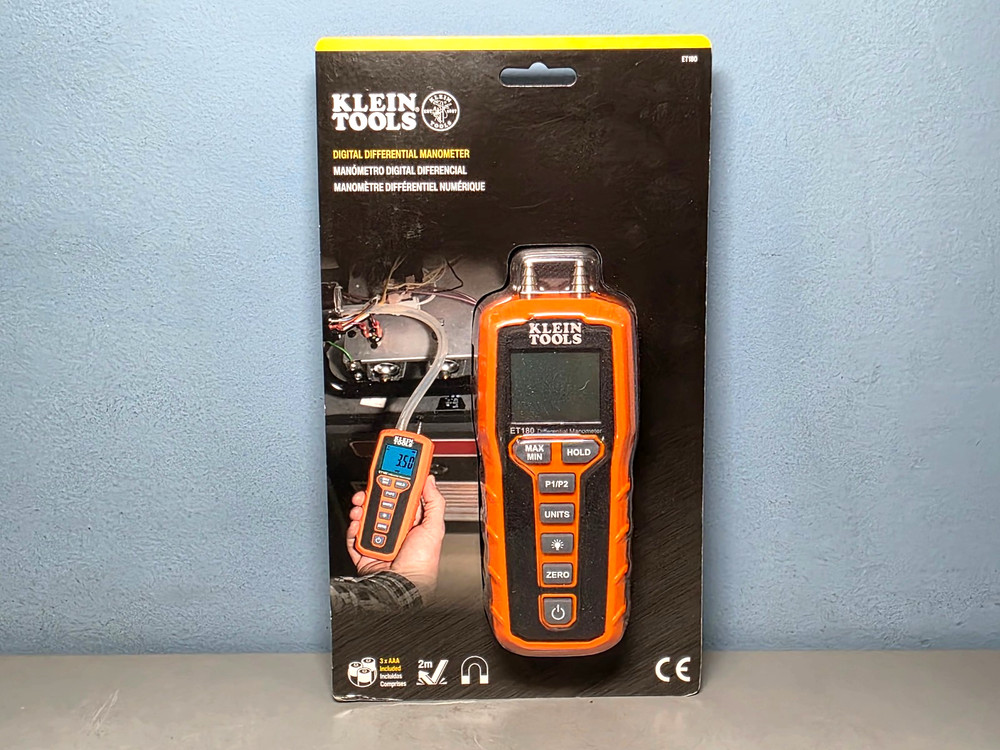 Klein Tools Digital Differential Manometer ET180 New & Sealed