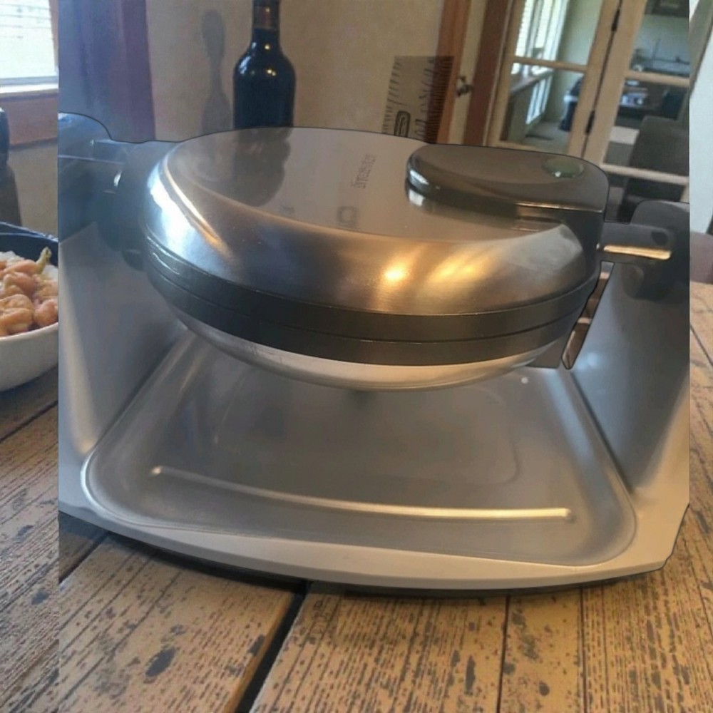 Ambiano Rotating Belgian Waffle Maker Titanium Ceramic Coating