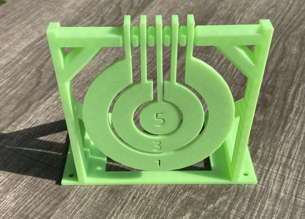 Glow Airsoft/ Nerf Spin-around Target Indoor airsoft target practice Mountable