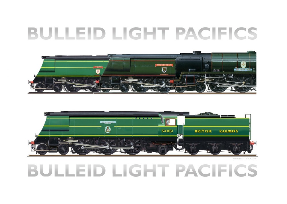 Bulleid Light Pacifics Vers 2 - Print