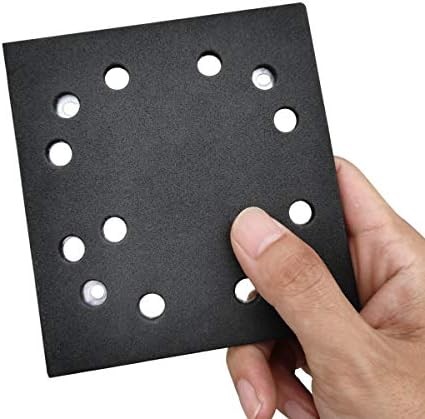 Sander pad backing plate replacement for sheet sander