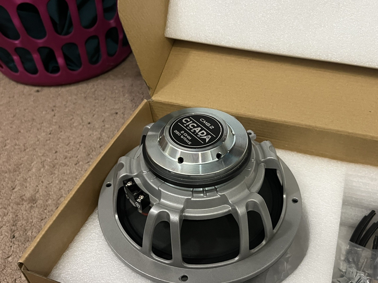 Cicada Audio CM8.2 - Mid-Bass 8-inch - 2 Ohm, Pair