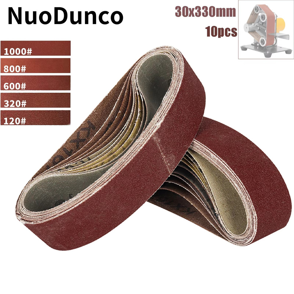 Red Replacement Belt Kit for Work Sharp Knife Tool Sharpener Ken 30x330mm