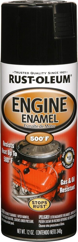 Black Gloss Coating Rust Preventive Engine Enamel High Temp Rotor Caliper Paint