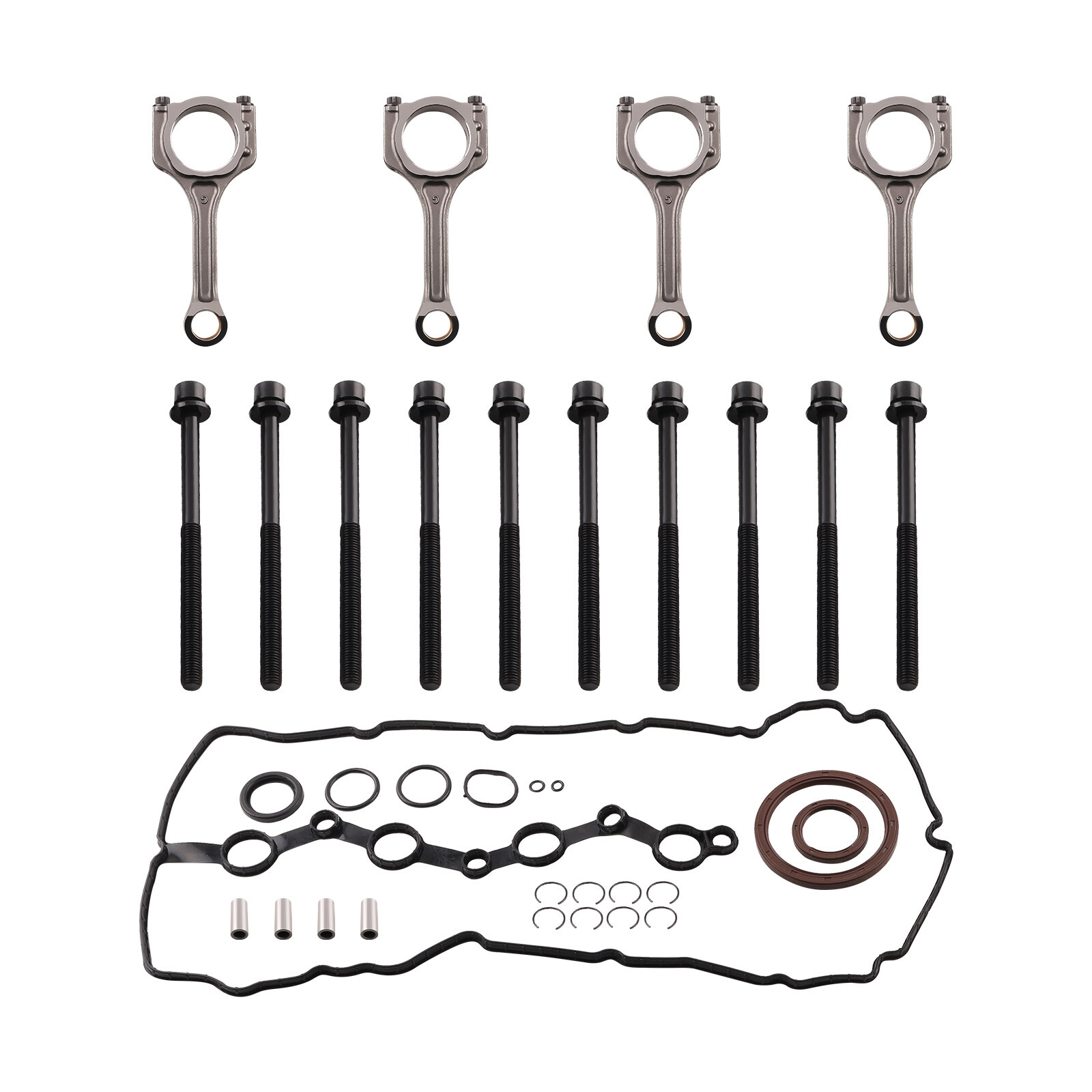 G4KJ Engine Rebuild Kit Crankshaft & Conrods & Bearing Set For Hyundai Kia 2.4L