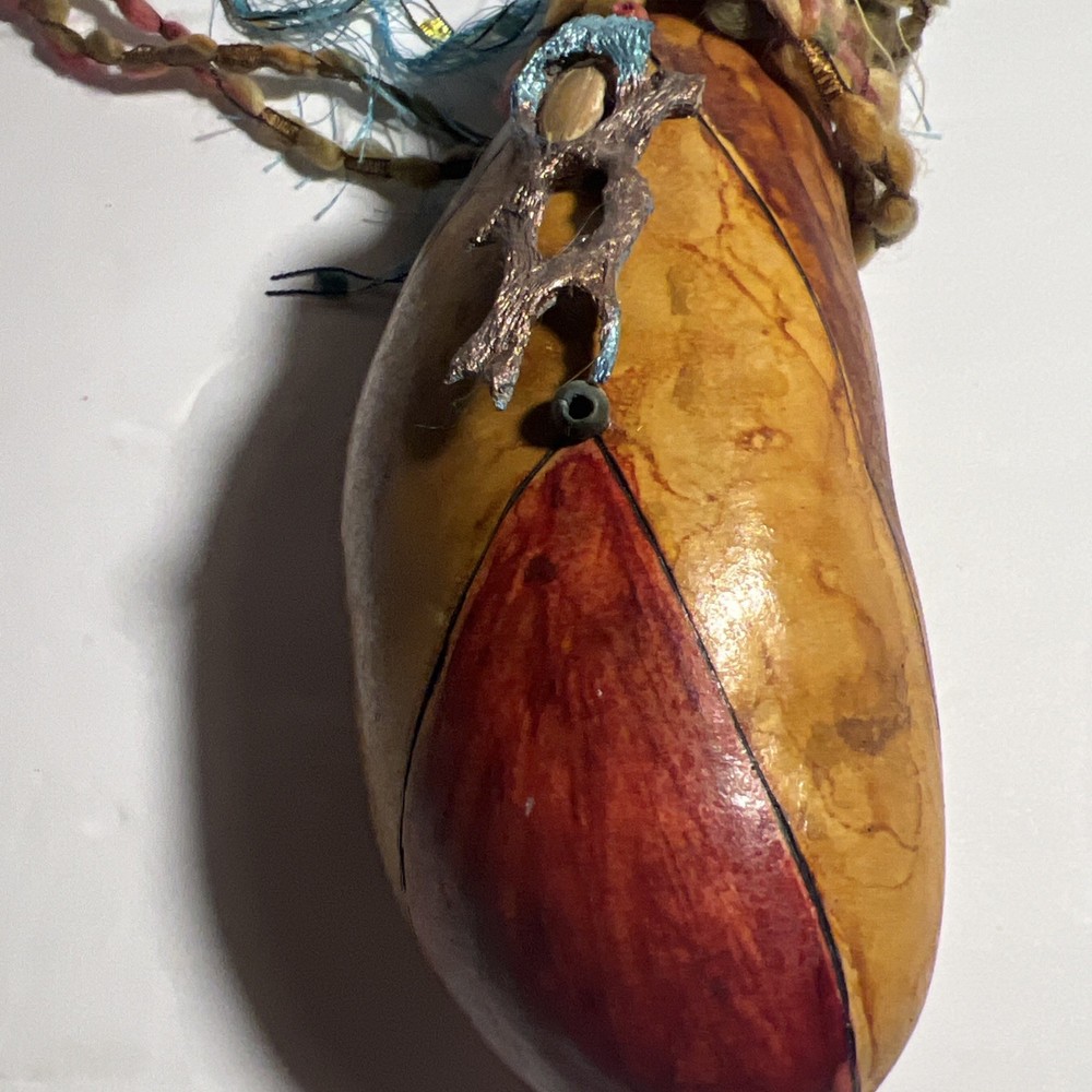 Handcrafted Textiles Gourd *see Description*