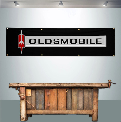 OLDSMOBILE 2' X 8' BANNER FLAG