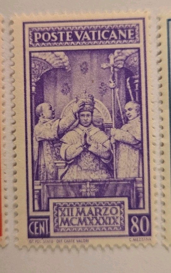 Vatican Stamp Set # E7+E8 Surcharged. MLH
