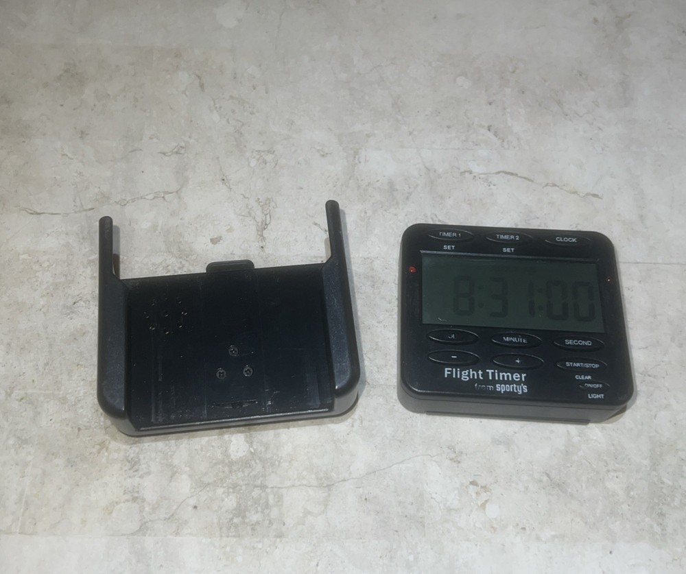 Flight Timer by Sportys Digital Aviation Flight Timer 9271A Works