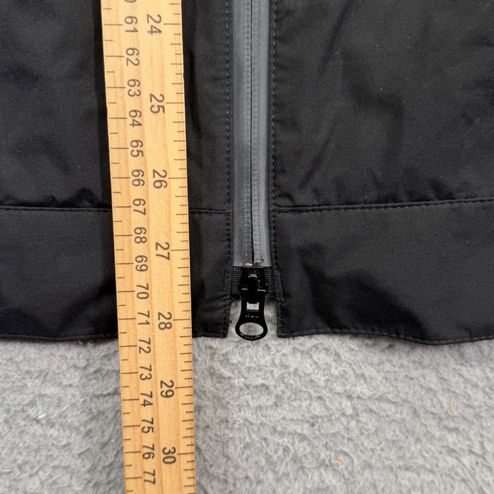 Zero Restriction Golf Jacket Large Black Full Zip Convertible Waterproof Outdoor