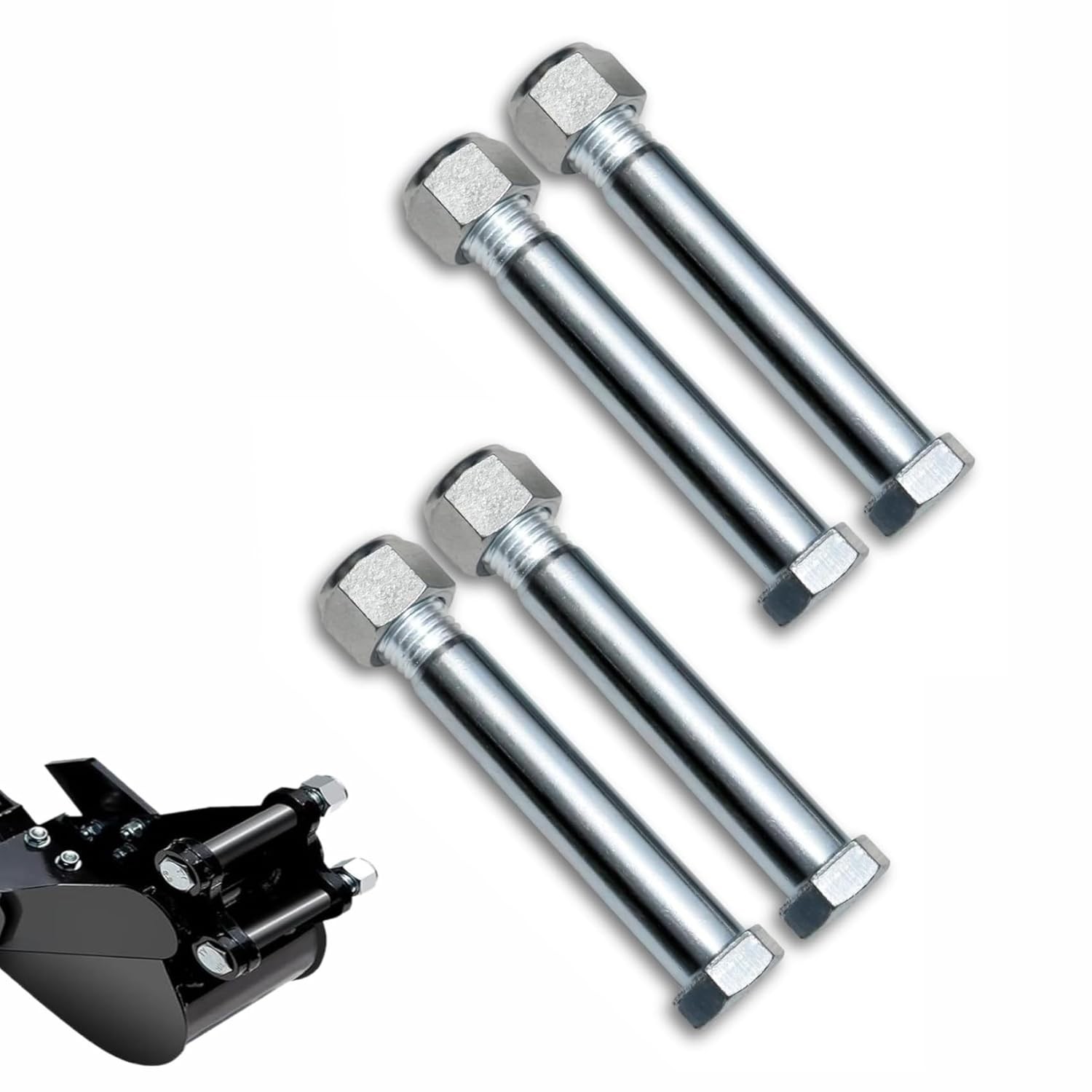 4Pcs 25mm Diamater Pins For Mini Excavator Connecting Linkage Pin Attachments