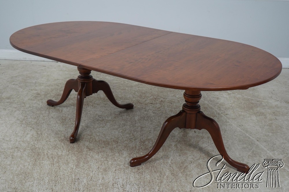 L60662: ELDRED WHEELER Cherry Bench Made Dining Room Table