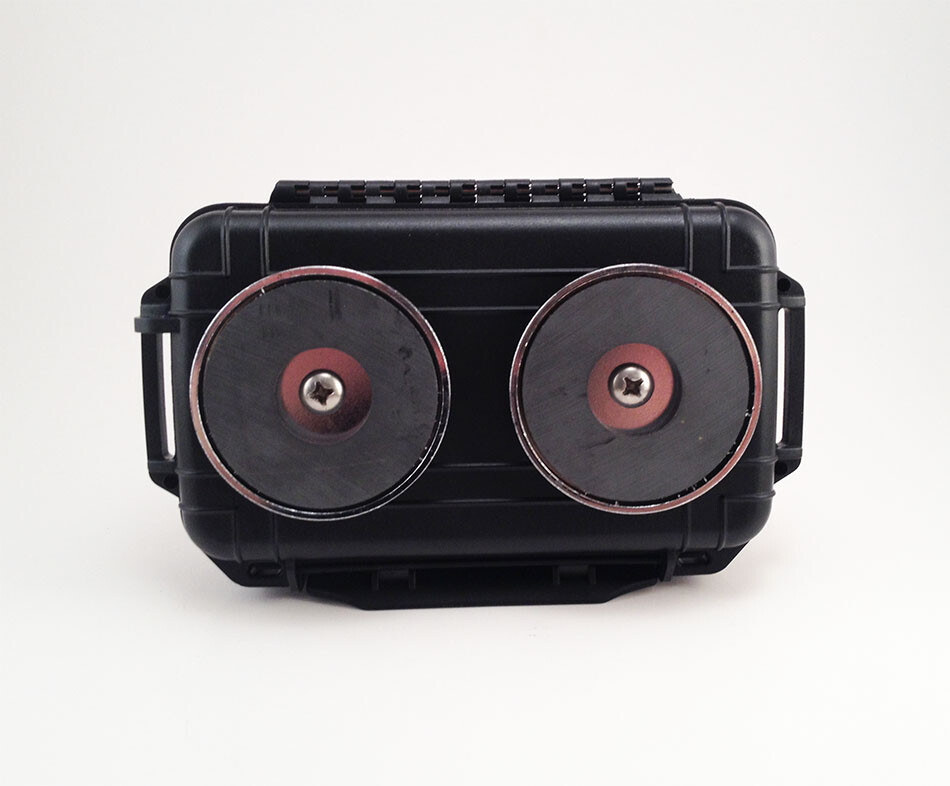 Magnetic Under Car Compartment - Slim Secret Stash Box 164lbs Pull Force