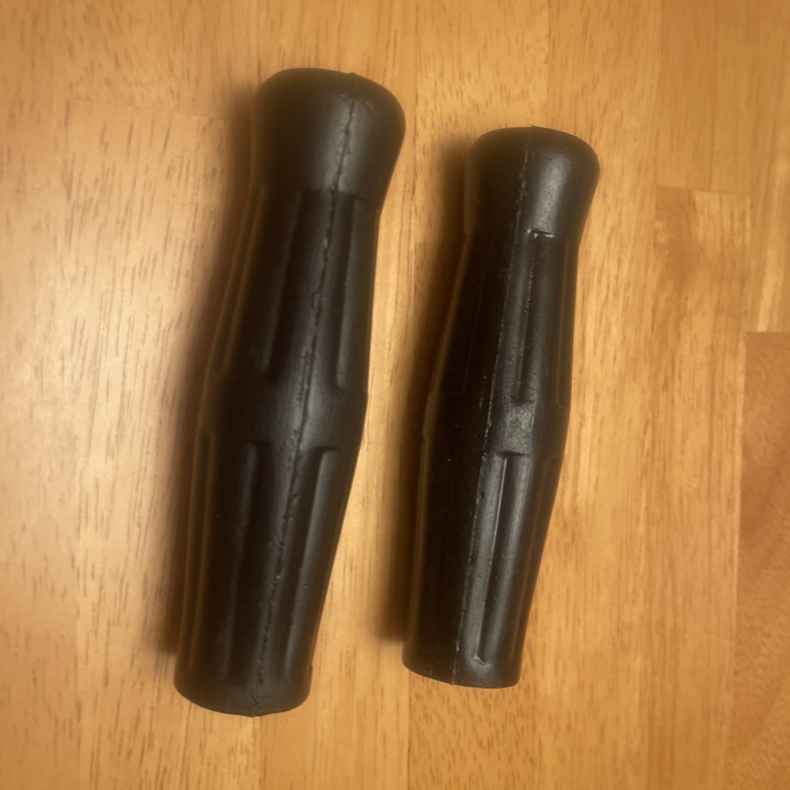 BICYCLE GRIPS Black Coke Bottle SCHWINN ELGIN Shelby Roadmaster Silverking