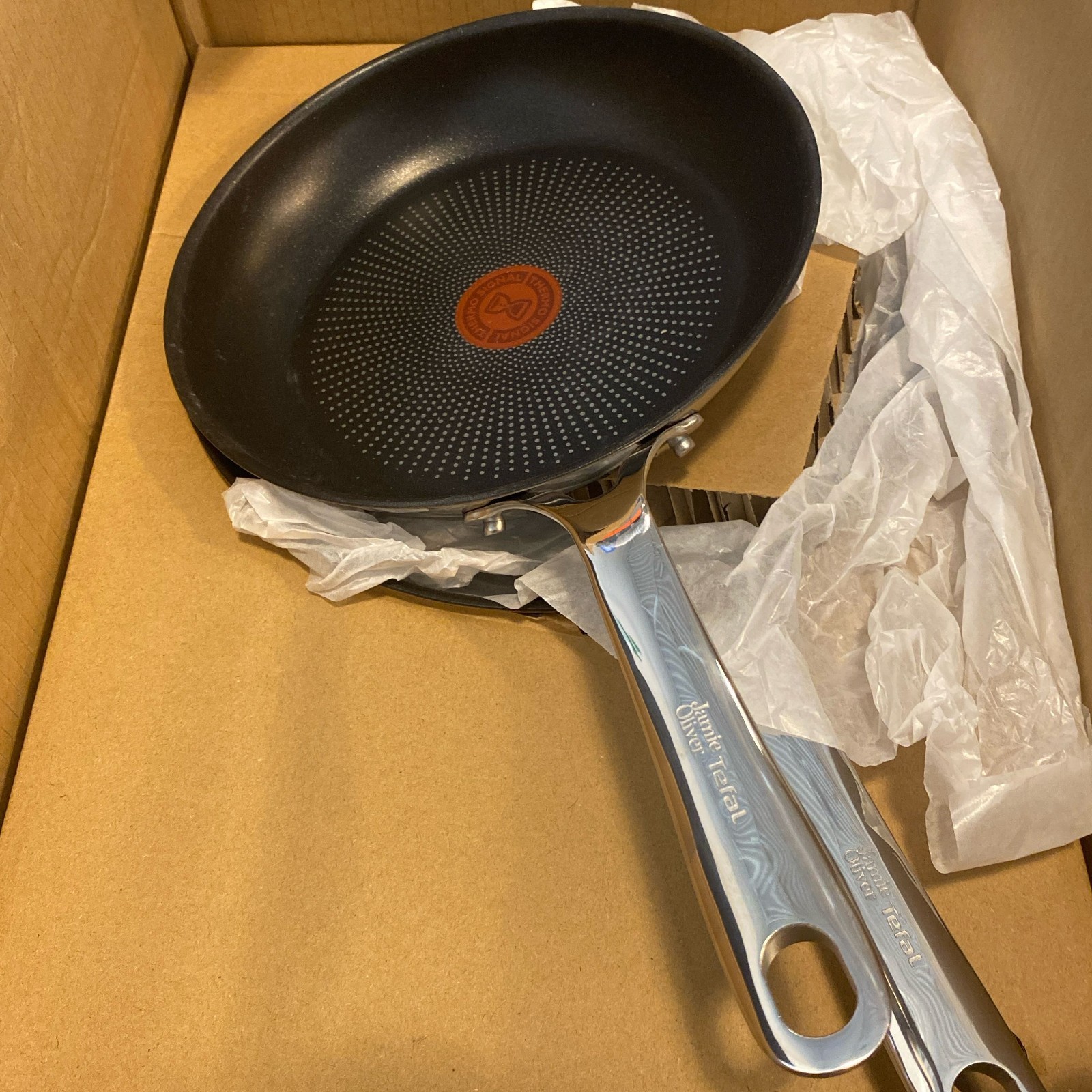 Jamie Oliver by T-fal Stainless Fry Pan Set 20/24/28cm Induction
