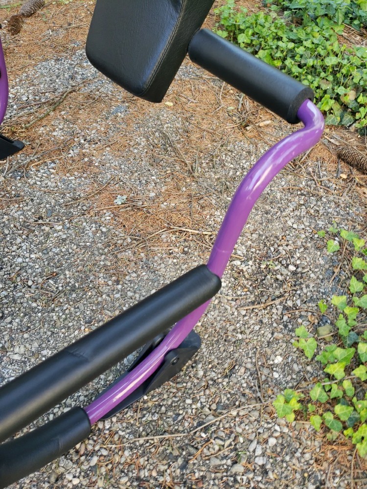 Original Purple Ab Roller Plus Crunch Rocker For Abdominal Exercise Stabilizer