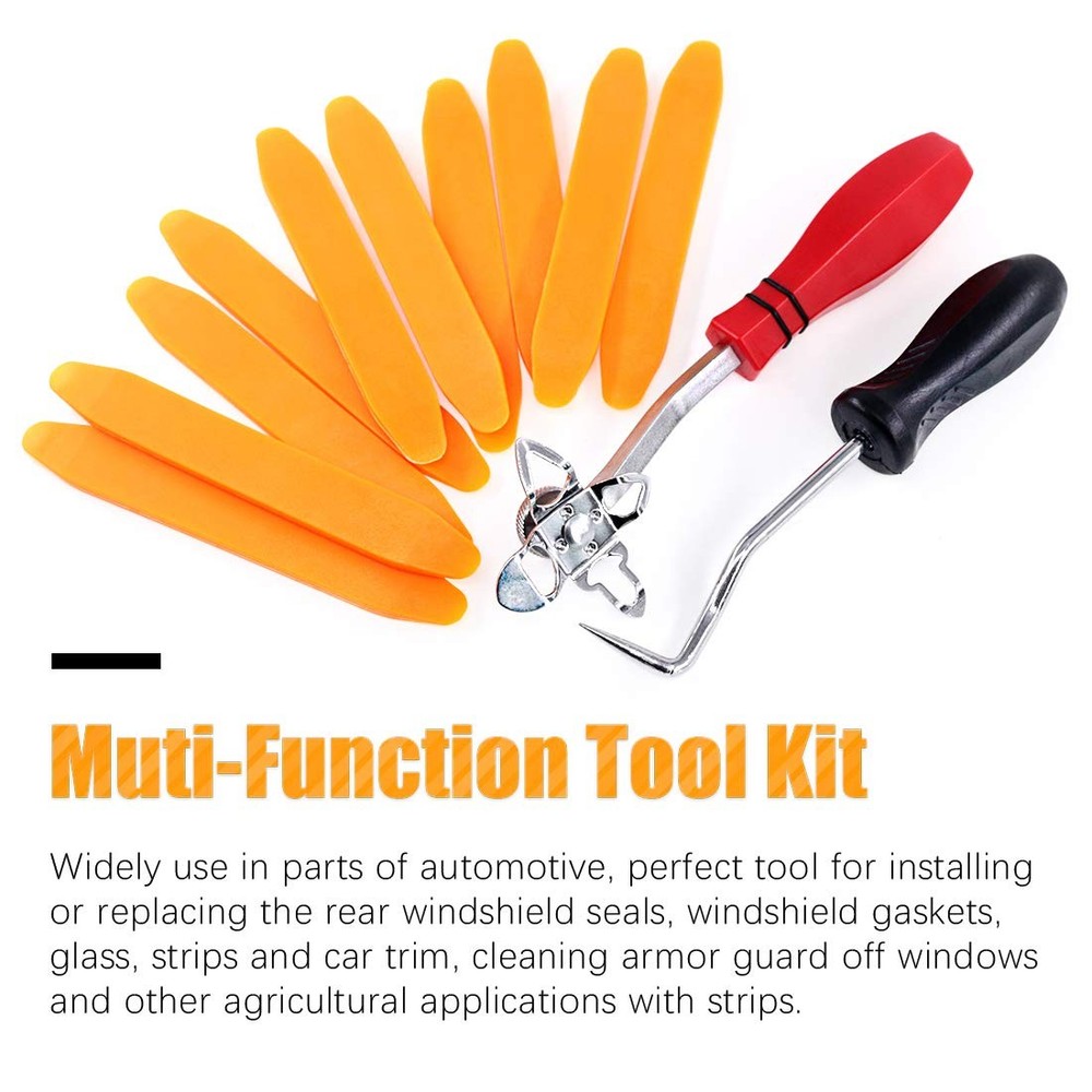 Rustark 12 Piece Windshield Installation Tools kit, 10 Stick Setting...
