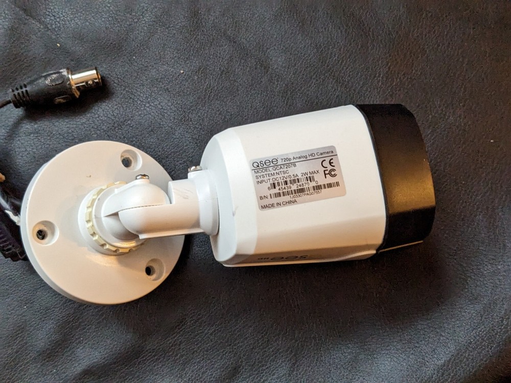 Q-See 720p High Definition Analog Bullet Security Cam QCA7207 Working