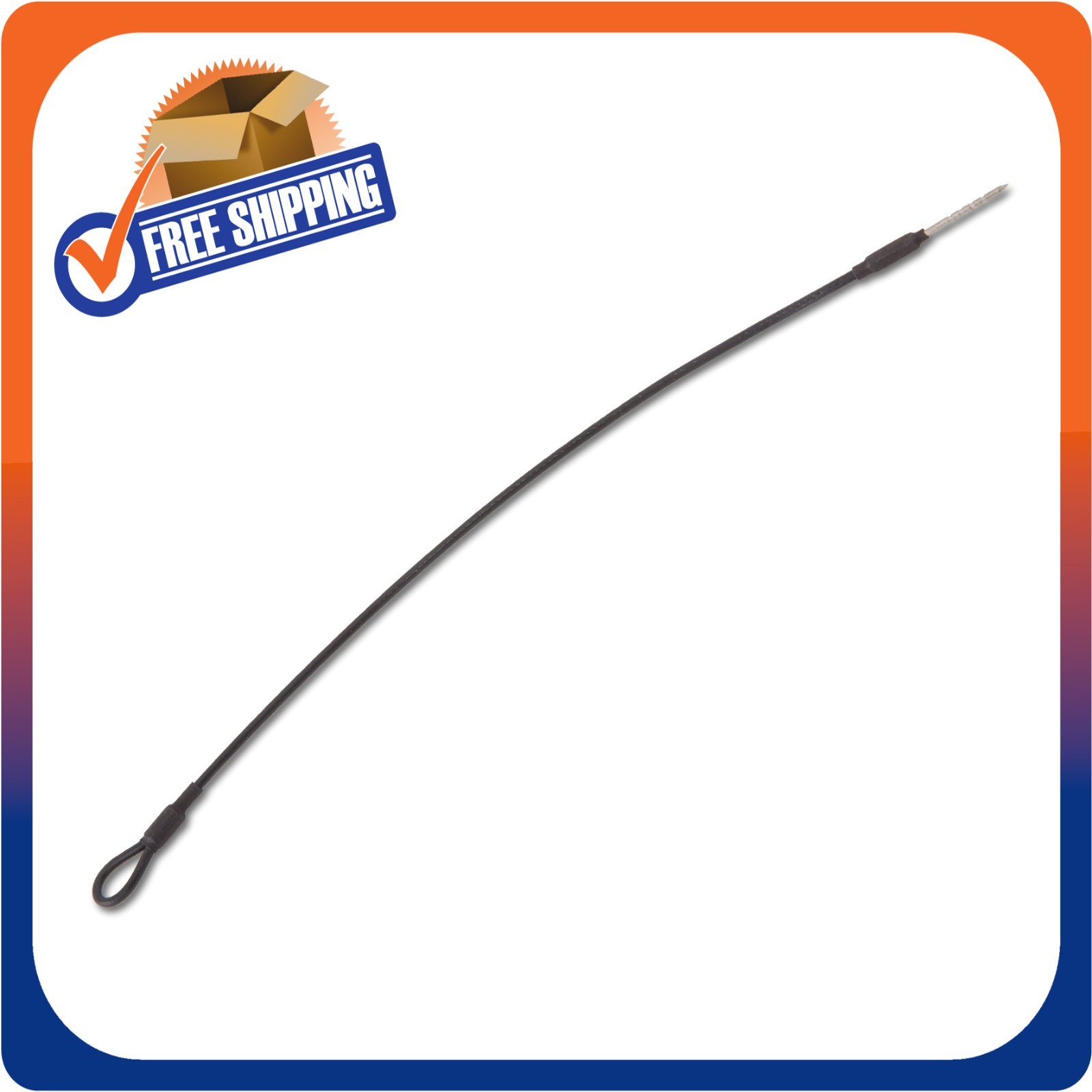 200 LANYARD WIRE LOOP TO PIN 8 INCH SECURITY CHECKPOINT EAS LOSS PREVENTION