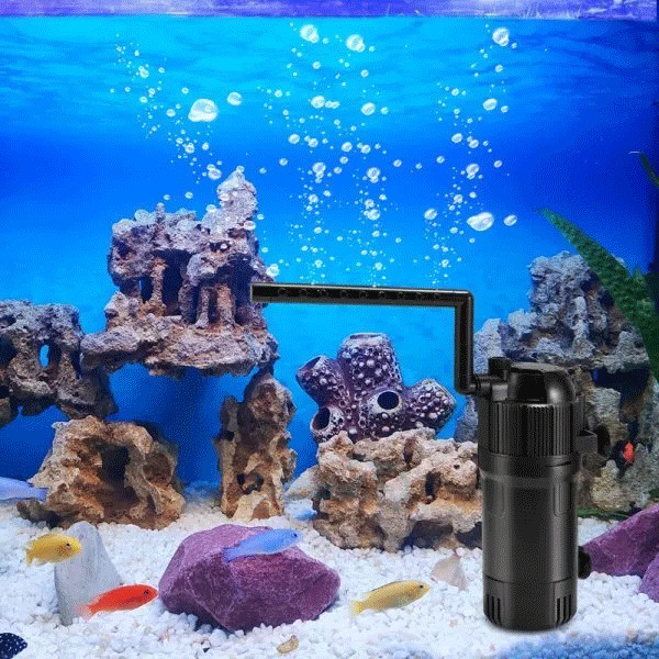 Aquarium Submersible UV Sterilizer Filter Light Fish Tank Germicidal Water Pump