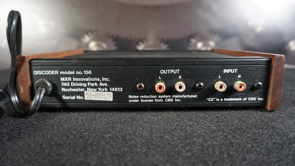 MXR Discoder Model Number 156