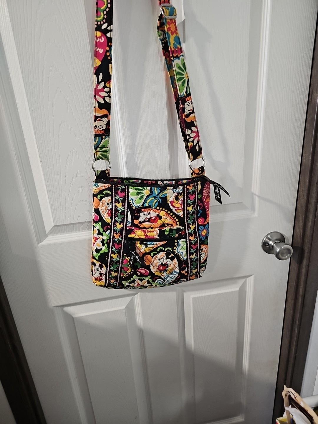 Disney Parks Vera Bradley Crossbody Bag Purse Mickey Mouse.